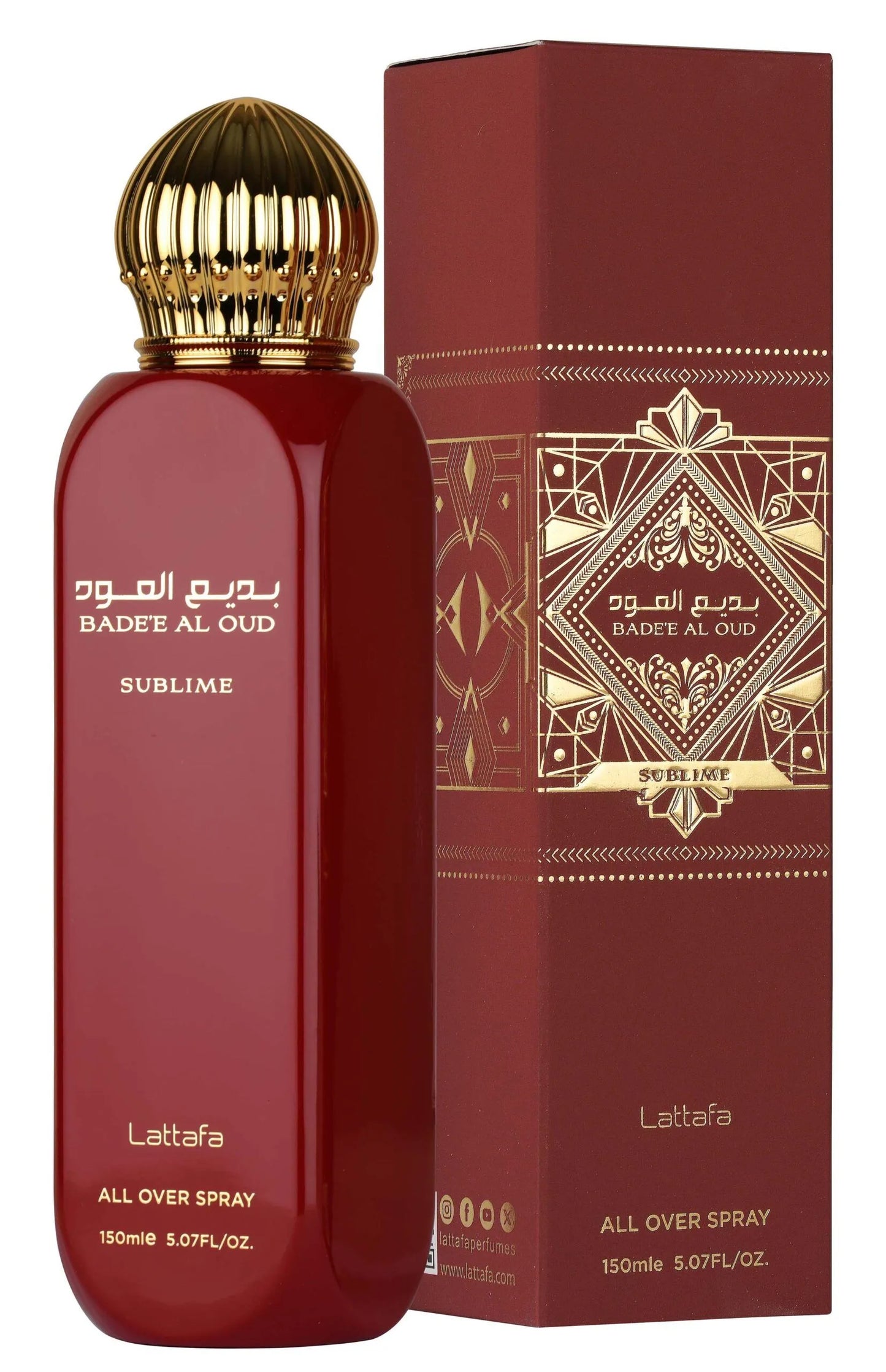 All Over Spray 150ml -  Badee Al Oud Sublime - Lattafa