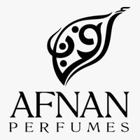 Afnan Perfumes logo with a stylized design on a white background