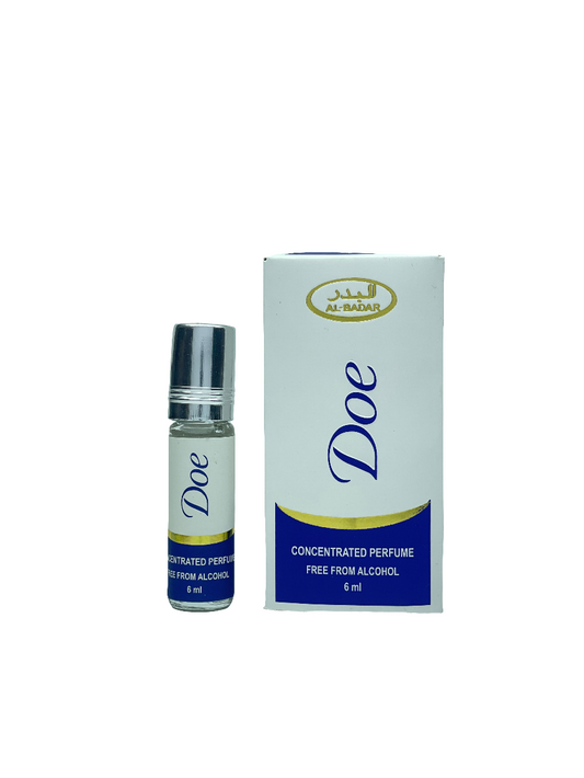 Al Badar Doe Perfume Oil 6ml, Dove Soap
