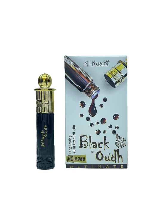 Al Nuaim Black Oudh Roll On Perfume Oil 6ml 