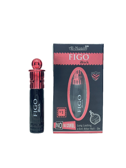 Al Nuaim Figo Black Roll On Perfume Oil 6ml 